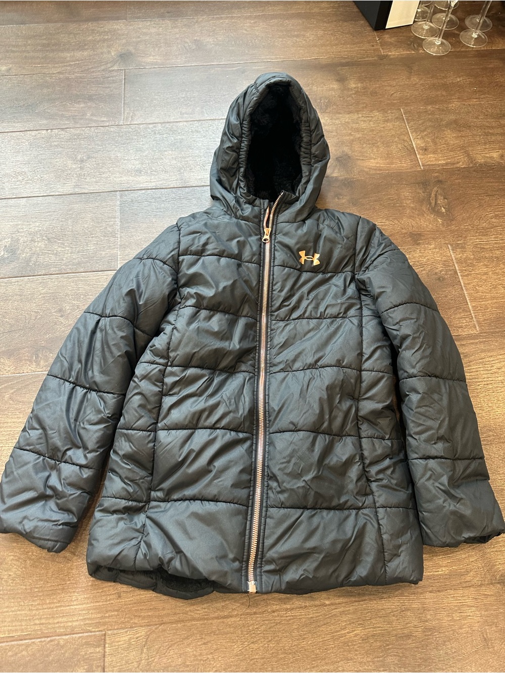 Under Armour Girls Faux Fur Lined Parka